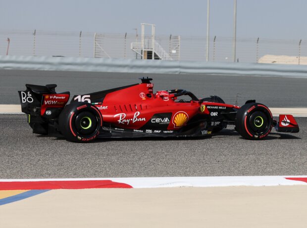 Charles Leclerc beim Formel-1-Rennen in Bahrain 2023 Charles Leclerc beim Formel-1-Rennen in Bahrain 2023