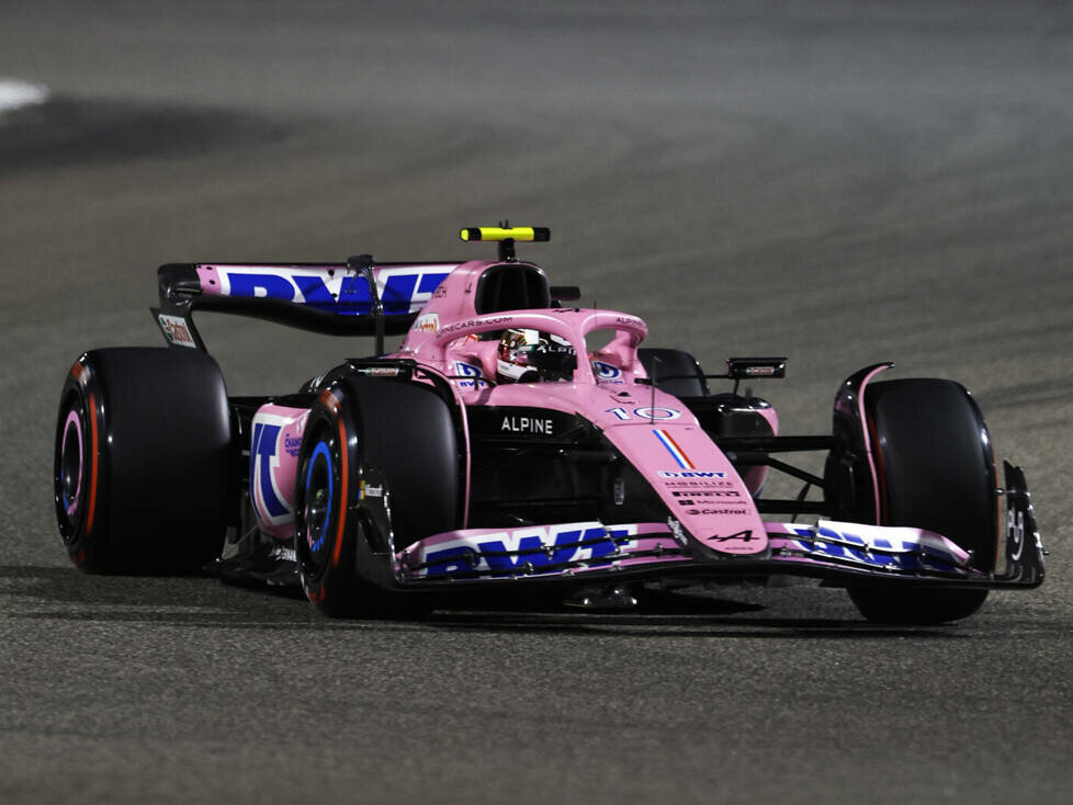 Pierre Gasly (Alpine A523) im Qualifying zum Formel-1-Rennen in Bahrain 2023