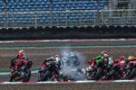 Der Sturz von Alex Lowes und Loris Baz