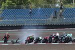 Der Sturz von Alex Lowes und Loris Baz