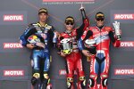Toprak Razgatlioglu, Alvaro Bautista und Xavi Vierge 