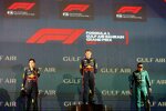 Sergio Perez (Red Bull), Max Verstappen (Red Bull) und Fernando Alonso (Aston Martin) 