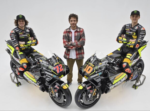 Titel-Bild zur News: Marco Bezzecchi, Valentino Rossi, Luca Marini