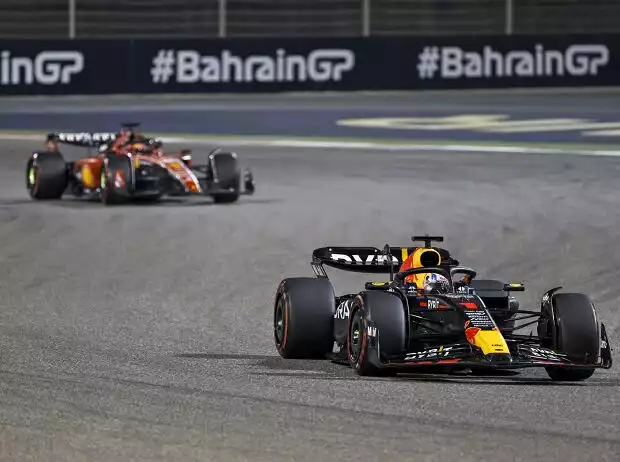 Max Verstappen, Charles Leclerc Titel-Bild zur News: Max Verstappen, Charles Leclerc