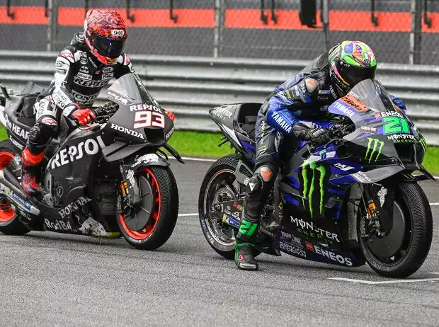 Franco Morbidelli, Marc Marquez Titel-Bild zur News: Franco Morbidelli, Marc Marquez