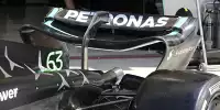 Der Mercedes W14 fuhr das Rennen in Bahrain mit einem neuen Heckflügel