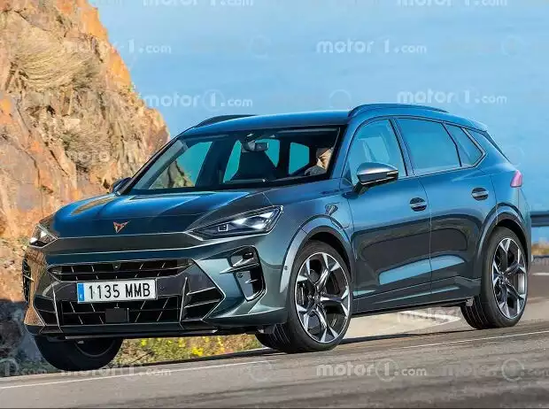 Cupra Terramar (2024) als Rendering von Motor1.com Titel-Bild zur News: Cupra Terramar (2024) als Rendering von Motor1.com