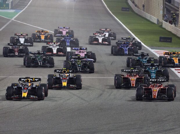 Titel-Bild zur News: Max Verstappen, Sergio Perez, Charles Leclerc, Carlos Sainz, Fernando Alonso