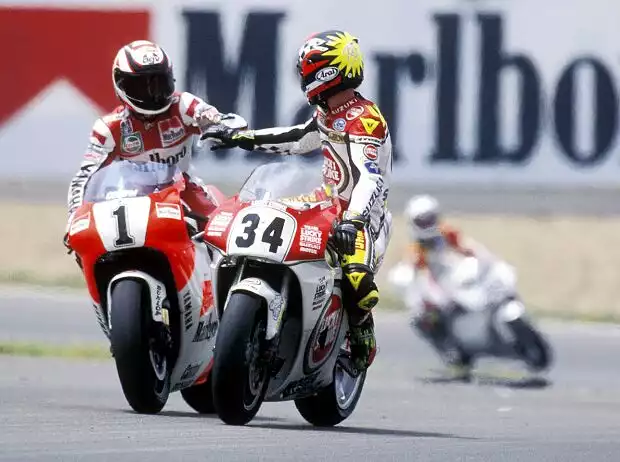 Wayne Rainey, Kevin Schwantz Titel-Bild zur News: Wayne Rainey, Kevin Schwantz