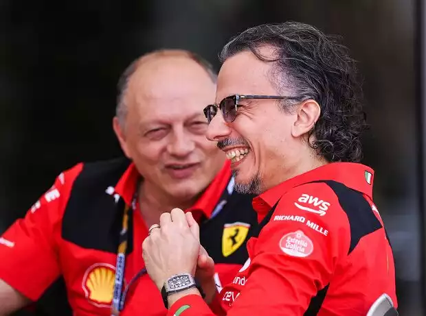 Fred Vasseur und Laurent Mekies Titel-Bild zur News: Fred Vasseur und Laurent Mekies