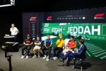 Alexander Albon (Williams), Valtteri Bottas (Alfa Romeo), Yuki Tsunoda (AlphaTauri), Lando Norris (McLaren) und Carlos Sainz (Ferrari) 