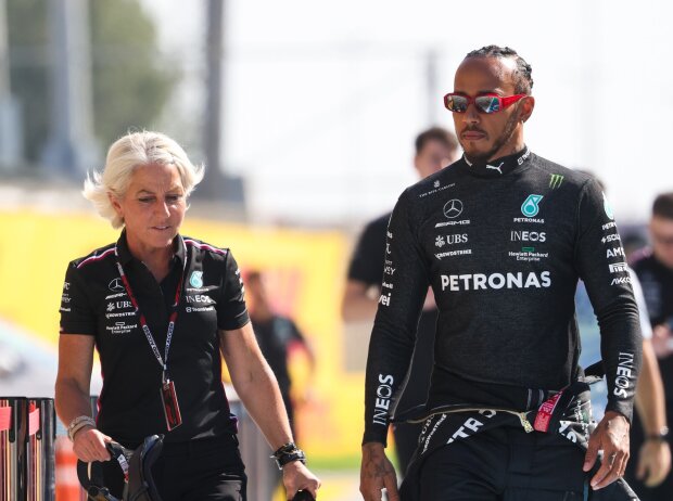 Lewis Hamilton und Angela Cullen Lewis Hamilton und Angela Cullen