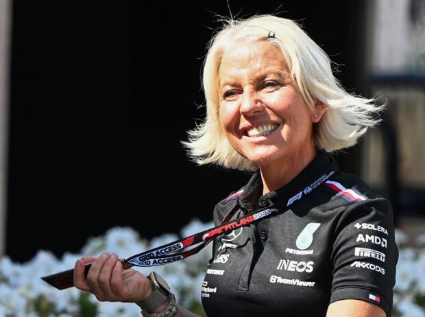 Titel-Bild zur News: Angela Cullen, Physiotherapeutin von Formel-1-Fahrer Lewis Hamilton