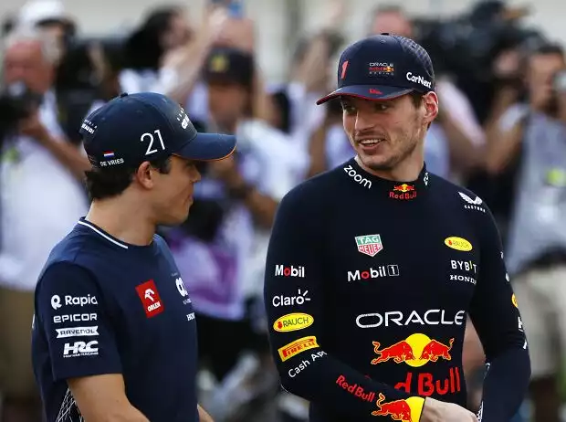 Nyck de Vries, Max Verstappen Titel-Bild zur News: Nyck de Vries, Max Verstappen