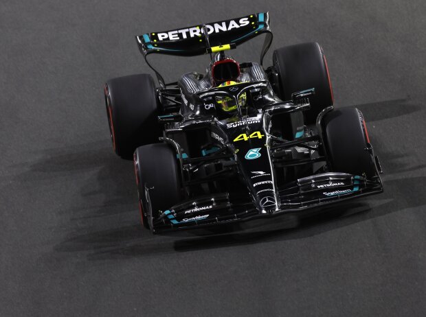 Lewis Hamilton im Mercedes W14 in der Formel-1-Saison 2023 Lewis Hamilton im Mercedes W14 in der Formel-1-Saison 2023