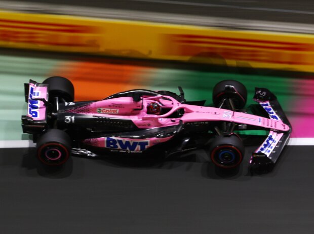 Esteban Ocon (Alpine A523) beim Qualifying zum Formel-1-Rennen in Saudi-Arabien 2023 Esteban Ocon (Alpine A523) beim Qualifying zum Formel-1-Rennen in Saudi-Arabien 2023