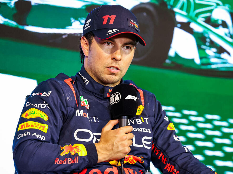 Sergio Perez (Red Bull) vor dem Formel-1-Rennen in Saudi-Arabien 2023