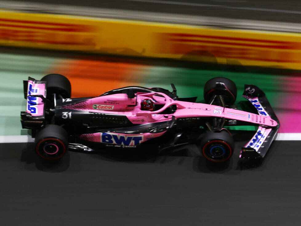 Esteban Ocon (Alpine A523) beim Qualifying zum Formel-1-Rennen in Saudi-Arabien 2023