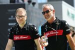 Andreas Seidl und Beat Zehnder (Alfa Romeo) 