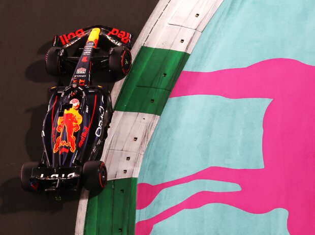Max Verstappen (Red Bull RB19) im Qualifying zum Formel-1-Rennen von Saudi-Arabien 2023