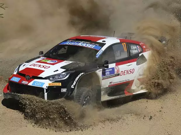 Sebastien Ogier im Toyota GR Yaris Rally1 bei der Rallye Mexiko 2023 Titel-Bild zur News: Sebastien Ogier im Toyota GR Yaris Rally1 bei der Rallye Mexiko 2023