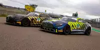 So sehen die beiden Mercedes-AMG GT4 des Rennstalls aus Sachsen aus