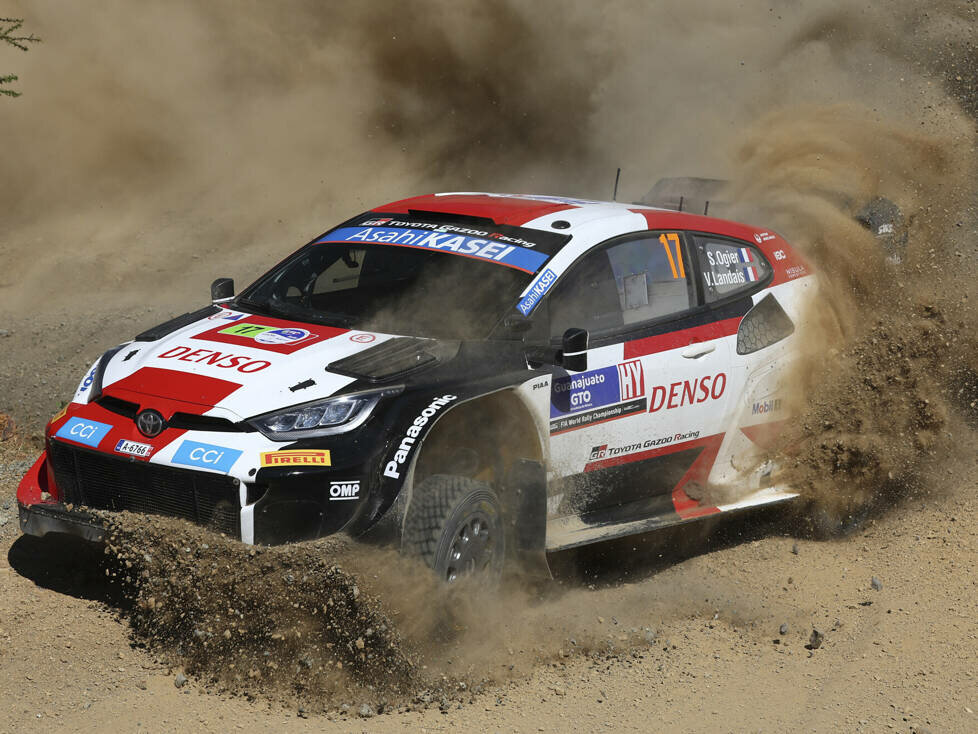 Sebastien Ogier im Toyota GR Yaris Rally1 bei der Rallye Mexiko 2023