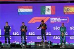 Max Verstappen (Red Bull), Sergio Perez (Red Bull) und Fernando Alonso (Aston Martin) 