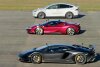 Tesla Model X Plaid im Drag Race gegen zwei Supersportler