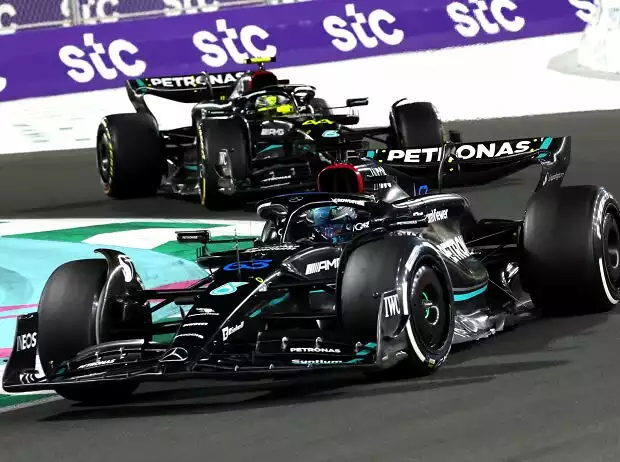 George Russell, Lewis Hamilton Titel-Bild zur News: George Russell, Lewis Hamilton