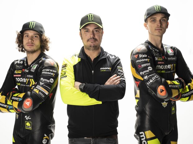 Marco Bezzecchi, Uccio Salucci, Luca Marini Marco Bezzecchi, Uccio Salucci, Luca Marini