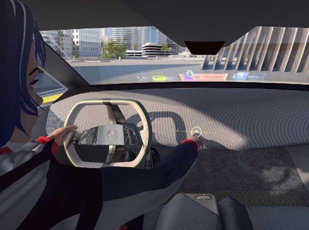 Das ultrabreite Head-up-Display der Studie i Vision Dee