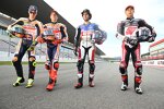 Joan Mir (Honda), Marc Marquez (Honda), Alex Rins (LCR) und Takaaki Nakagami (LCR) 