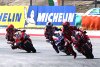Bild zum Inhalt: MotoGP-Sprint in Portimao 2023: Bagnaia besiegt Martin, Marquez Dritter