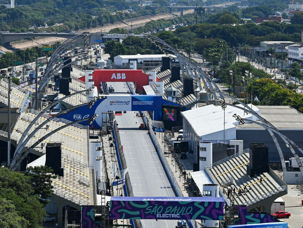 Formel-E-Rennstrecke in Sao Paulo