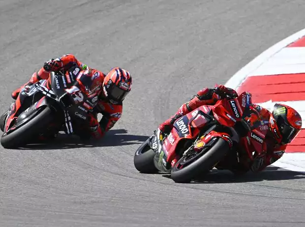 Francesco Bagnaia, Maverick Vinales Titel-Bild zur News: Francesco Bagnaia, Maverick Vinales