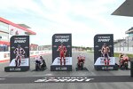 Jorge Martin (Pramac), Francesco Bagnaia (Ducati) und Marc Marquez (Honda) 