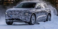 Audi Q6 e-tron als Prototyp bei Tests im hohen Norden