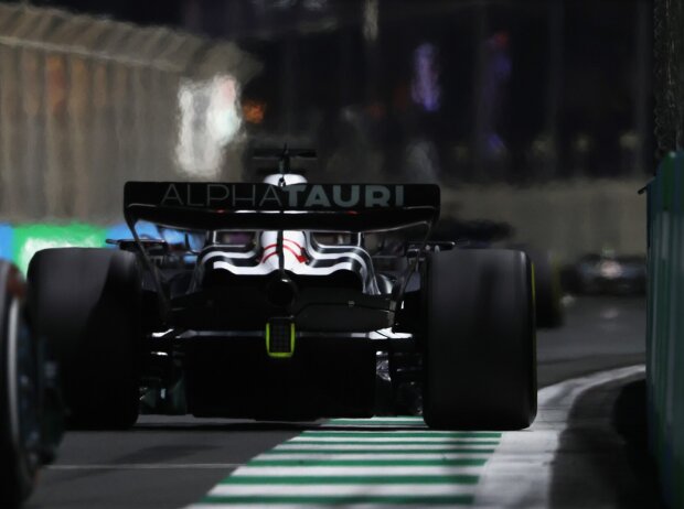 Nyck de Vries (AlphaTauri AT04) beim Formel-1-Rennen in Saudi-Arabien 2023 Nyck de Vries (AlphaTauri AT04) beim Formel-1-Rennen in Saudi-Arabien 2023