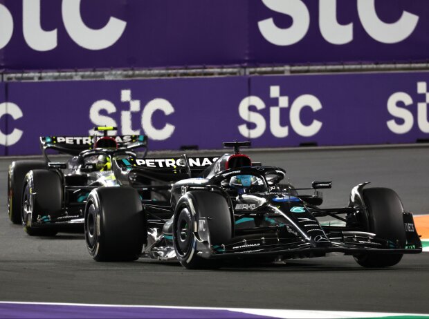 George Russell, Lewis Hamilton George Russell, Lewis Hamilton
