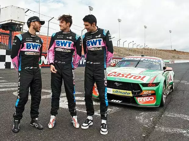 Pierre Gasly, Jack Doohan, Esteban Ocon beim Supercars-Test in Calder Park Titel-Bild zur News: Pierre Gasly, Jack Doohan, Esteban Ocon beim Supercars-Test in Calder Park