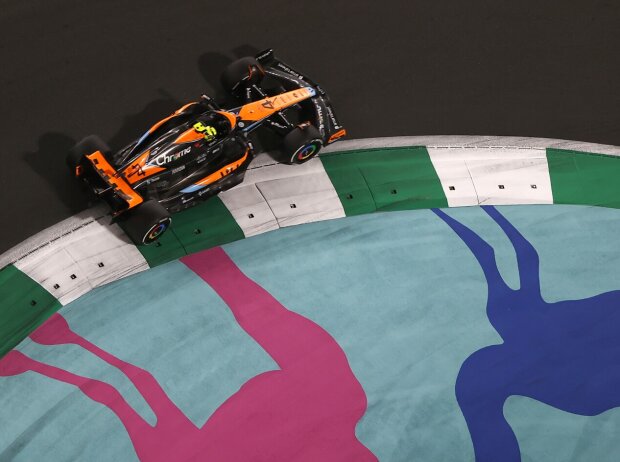 Lando Norris (McLaren MCL60) beim Formel-1-Rennen in Saudi-Arabien 2023