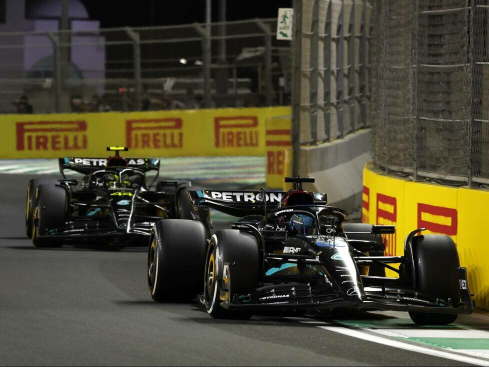 George Russell, Lewis Hamilton