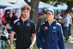 Pierre Gasly (Alpine) und Nyck de Vries (AlphaTauri) 