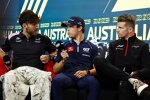 Pierre Gasly (Alpine), Nyck de Vries (AlphaTauri) und Nico Hülkenberg (Haas) 