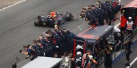 Bild zum Inhalt: Ikonischer F1-Jubel verboten - Horner: Red Bull hat das "94 Mal gemacht ..."
