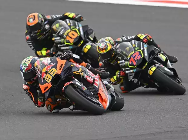 Titel-Bild zur News: Brad Binder, Marco Bezzecchi, Luca Marini