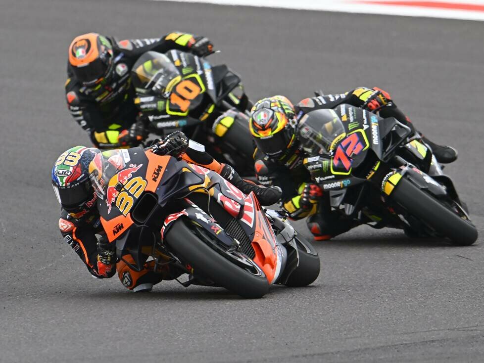 Brad Binder, Marco Bezzecchi, Luca Marini