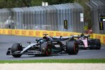 George Russell (Mercedes) und Valtteri Bottas (Alfa Romeo) 