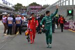 Carlos Sainz (Ferrari) und Lance Stroll (Aston Martin) 
